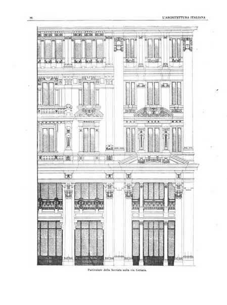 L'architettura italiana periodico mensile di costruzione e di architettura pratica