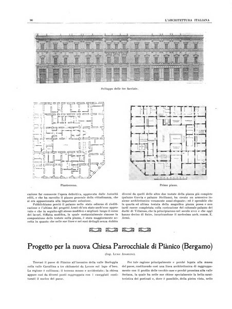 L'architettura italiana periodico mensile di costruzione e di architettura pratica