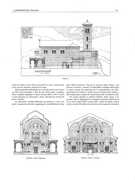 L'architettura italiana periodico mensile di costruzione e di architettura pratica