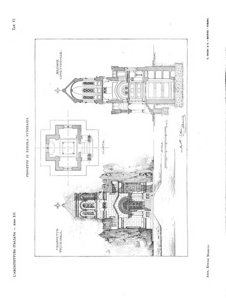 L'architettura italiana periodico mensile di costruzione e di architettura pratica