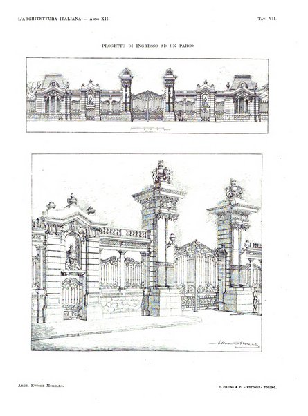 L'architettura italiana periodico mensile di costruzione e di architettura pratica