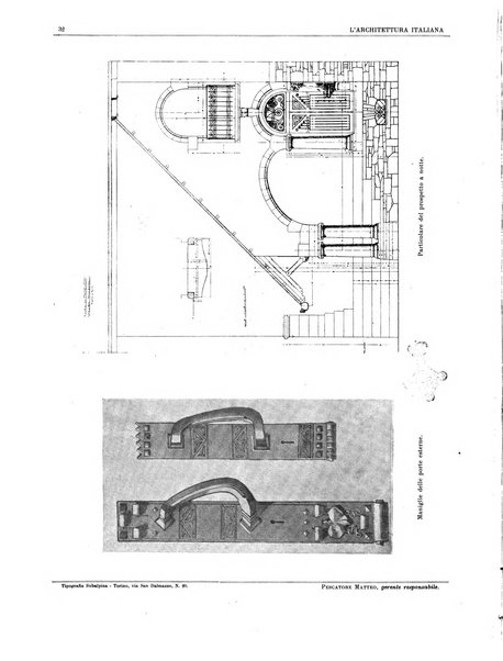 L'architettura italiana periodico mensile di costruzione e di architettura pratica