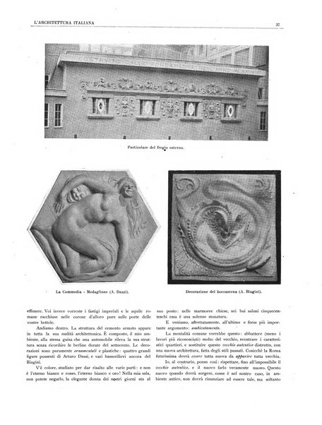 L'architettura italiana periodico mensile di costruzione e di architettura pratica