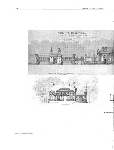 L'architettura italiana periodico mensile di costruzione e di architettura pratica