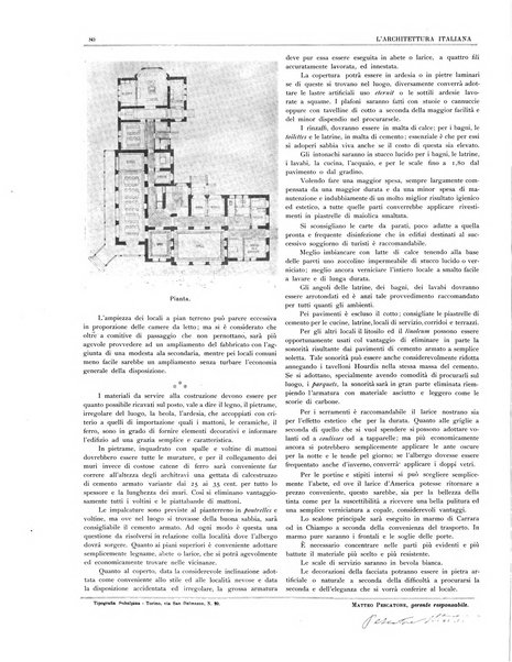 L'architettura italiana periodico mensile di costruzione e di architettura pratica