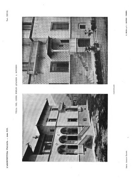 L'architettura italiana periodico mensile di costruzione e di architettura pratica