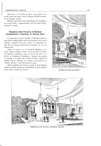 L'architettura italiana periodico mensile di costruzione e di architettura pratica