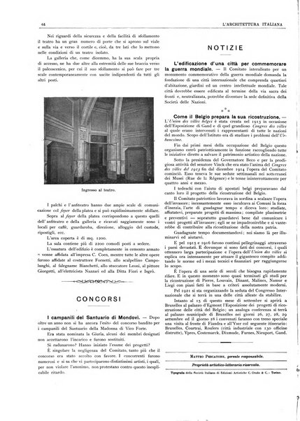 L'architettura italiana periodico mensile di costruzione e di architettura pratica