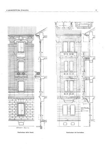 L'architettura italiana periodico mensile di costruzione e di architettura pratica