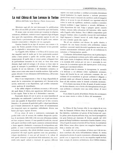 L'architettura italiana periodico mensile di costruzione e di architettura pratica