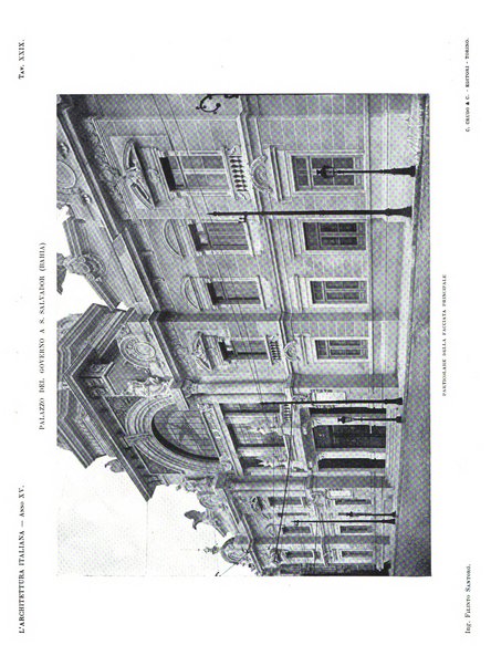 L'architettura italiana periodico mensile di costruzione e di architettura pratica