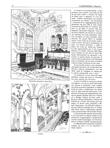 L'architettura italiana periodico mensile di costruzione e di architettura pratica