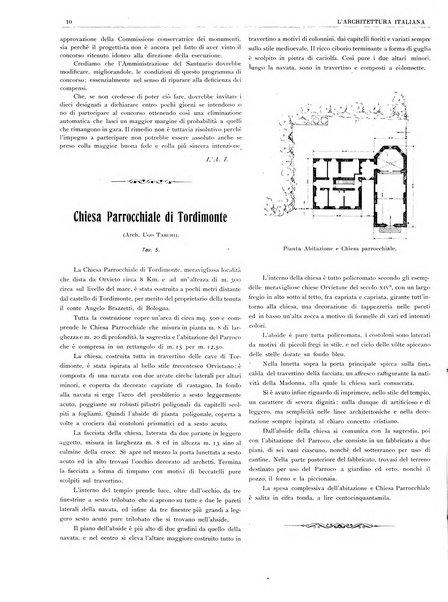 L'architettura italiana periodico mensile di costruzione e di architettura pratica