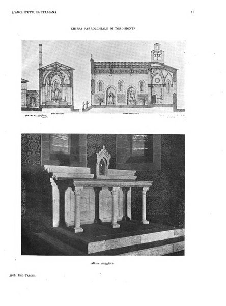 L'architettura italiana periodico mensile di costruzione e di architettura pratica