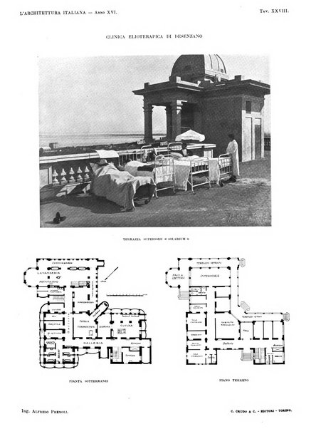 L'architettura italiana periodico mensile di costruzione e di architettura pratica