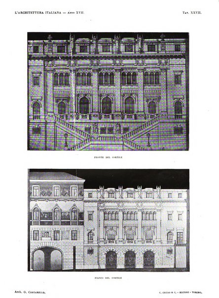 L'architettura italiana periodico mensile di costruzione e di architettura pratica