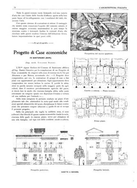 L'architettura italiana periodico mensile di costruzione e di architettura pratica