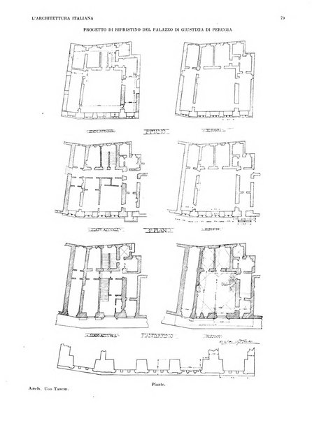 L'architettura italiana periodico mensile di costruzione e di architettura pratica