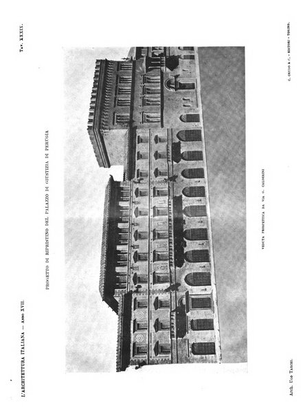 L'architettura italiana periodico mensile di costruzione e di architettura pratica