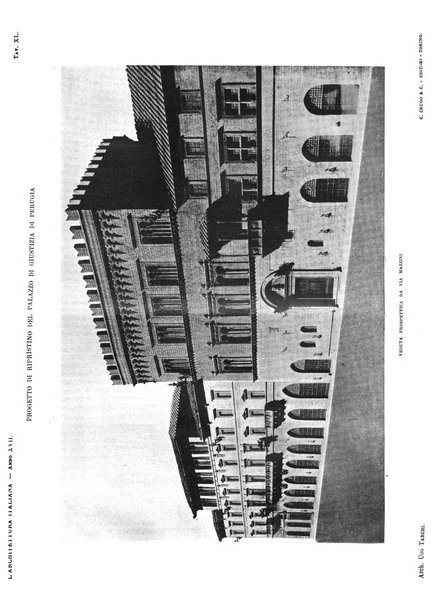 L'architettura italiana periodico mensile di costruzione e di architettura pratica