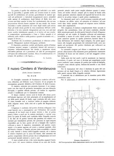 L'architettura italiana periodico mensile di costruzione e di architettura pratica