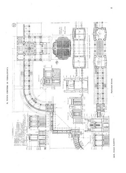 L'architettura italiana periodico mensile di costruzione e di architettura pratica