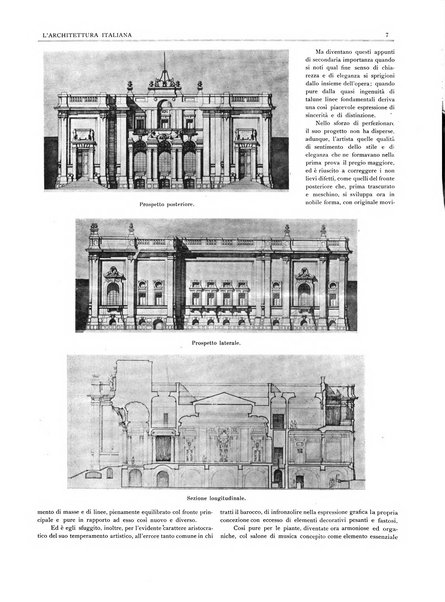 L'architettura italiana periodico mensile di costruzione e di architettura pratica