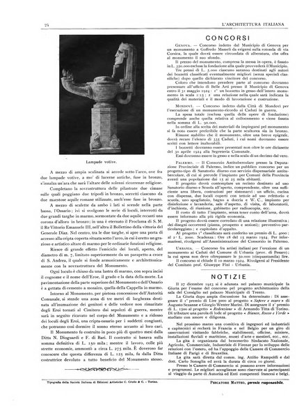 L'architettura italiana periodico mensile di costruzione e di architettura pratica