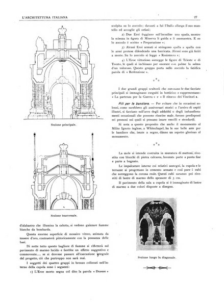 L'architettura italiana periodico mensile di costruzione e di architettura pratica