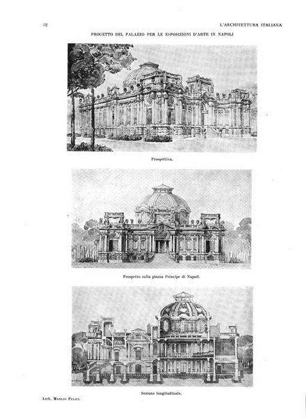 L'architettura italiana periodico mensile di costruzione e di architettura pratica