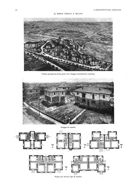 L'architettura italiana periodico mensile di costruzione e di architettura pratica