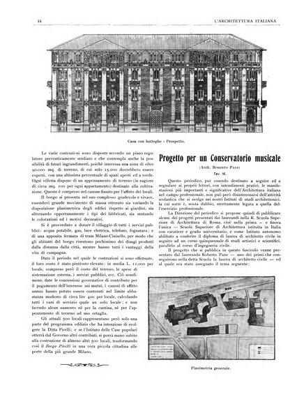 L'architettura italiana periodico mensile di costruzione e di architettura pratica