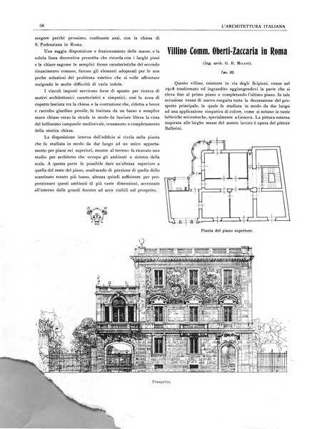 L'architettura italiana periodico mensile di costruzione e di architettura pratica