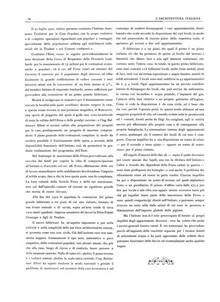 L'architettura italiana periodico mensile di costruzione e di architettura pratica