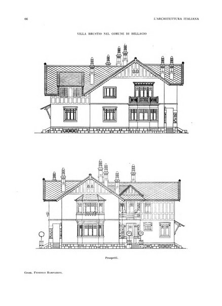 L'architettura italiana periodico mensile di costruzione e di architettura pratica