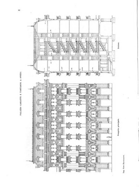 L'architettura italiana periodico mensile di costruzione e di architettura pratica