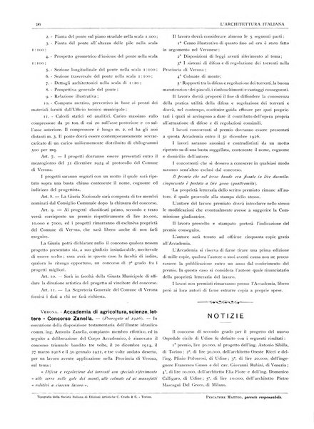 L'architettura italiana periodico mensile di costruzione e di architettura pratica