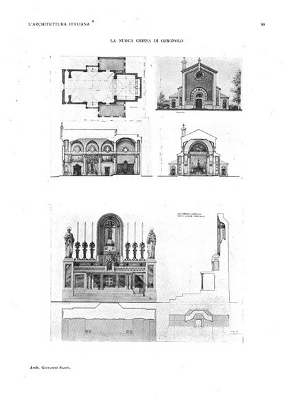 L'architettura italiana periodico mensile di costruzione e di architettura pratica