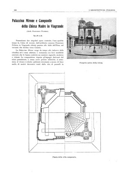 L'architettura italiana periodico mensile di costruzione e di architettura pratica