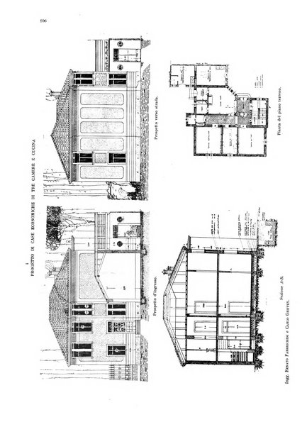 L'architettura italiana periodico mensile di costruzione e di architettura pratica