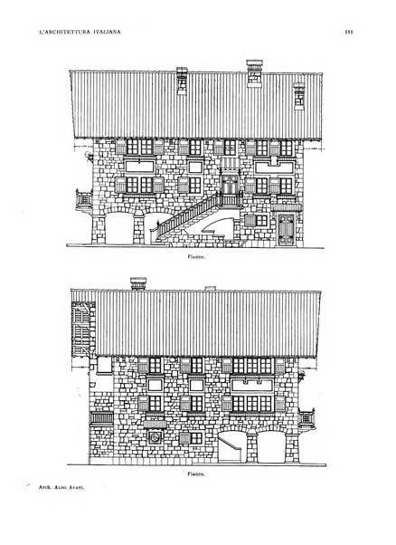 L'architettura italiana periodico mensile di costruzione e di architettura pratica