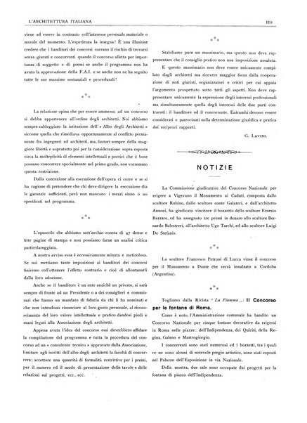 L'architettura italiana periodico mensile di costruzione e di architettura pratica