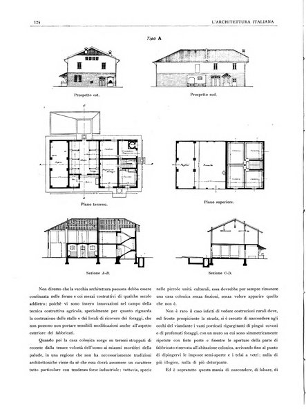 L'architettura italiana periodico mensile di costruzione e di architettura pratica