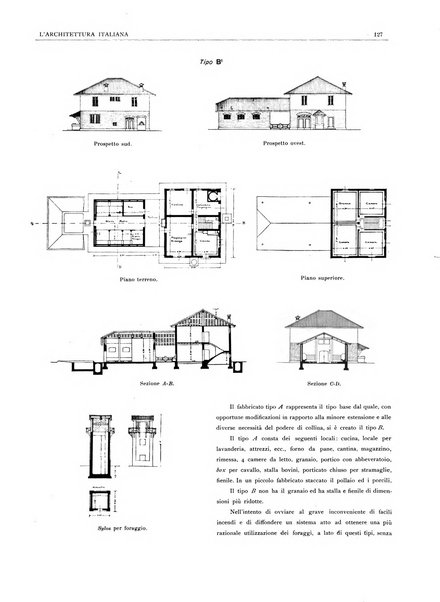 L'architettura italiana periodico mensile di costruzione e di architettura pratica