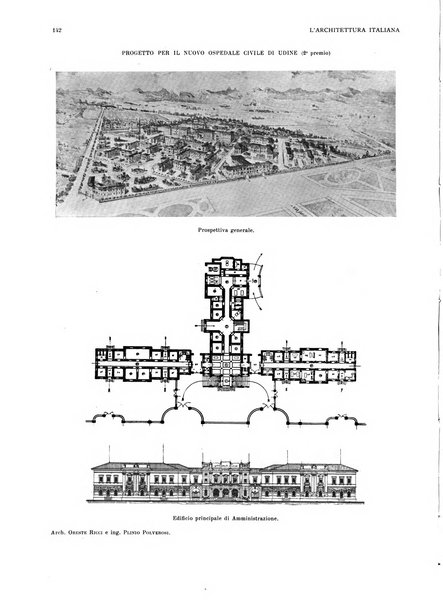 L'architettura italiana periodico mensile di costruzione e di architettura pratica