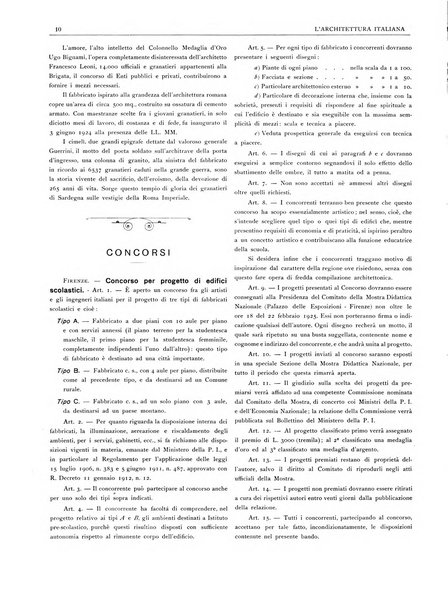 L'architettura italiana periodico mensile di costruzione e di architettura pratica