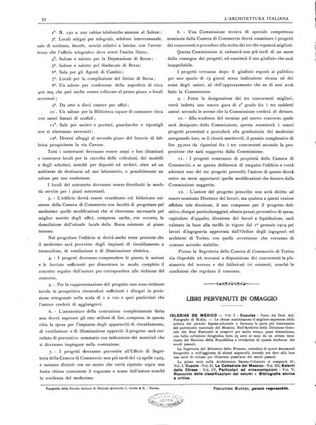 L'architettura italiana periodico mensile di costruzione e di architettura pratica