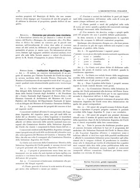 L'architettura italiana periodico mensile di costruzione e di architettura pratica