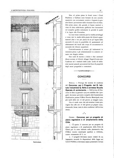 L'architettura italiana periodico mensile di costruzione e di architettura pratica