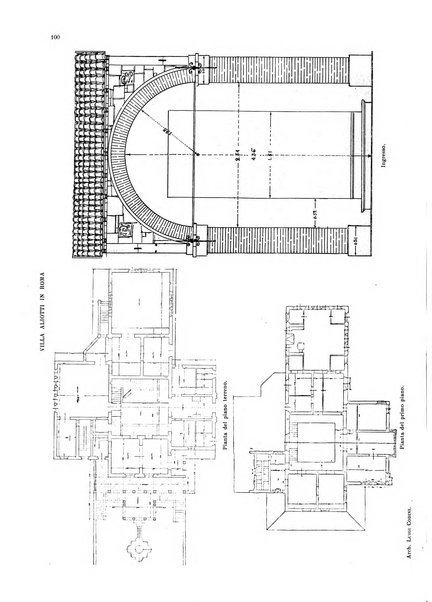 L'architettura italiana periodico mensile di costruzione e di architettura pratica